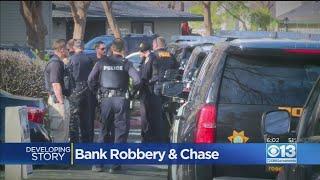 Bank Robbery And Chase