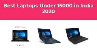Best Laptops Under 15000 in India 2020