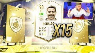 RONALDO PACKED!! OMG BEST ICON PACKS EVER!!! FIFA 20 Ultimate Team Pack Opening