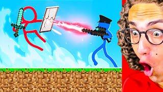 Reacting To The BEST MINECRAFT STICK FIGHT ANIMATIONS!