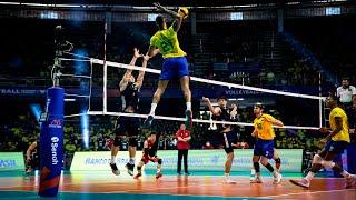 TOP 20 The Most Powerful Volleyball Spikes | Men's VNL 2022