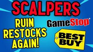 PS5 Scalpers RUIN Gamestop & Best Buy Restocks