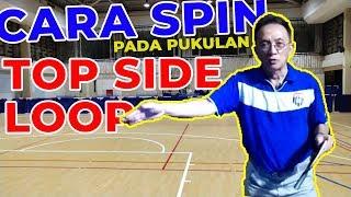 Tutorial Cara Spin Pada Pukulan Top Side Spin Forehand/Backhand Yang Baik Dan Benar #10