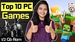 TOP 10 BEST GAMES FOR 1/2GB RAM PC | No Graphics Card | Low End PC Games