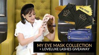 My Designer Eye Mask Collection + Loveluxe Lashes Giveaway | Loveluxe by Aimee