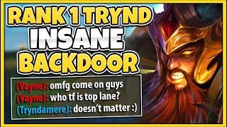 #1 TRYNDAMERE WORLD FORCES ENEMY TOP-LANER TO AFK - League of Legends