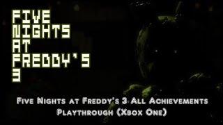 Five Nights at Freddy's 3 All Achievements Playthrough