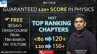 NEET2020 | Important Physics Chapters for NEET || VERY Important Information about NEET Crash Course