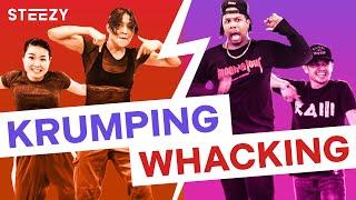 Krump & Whacking – Dancers Learn Each Other’s Dance Styles!