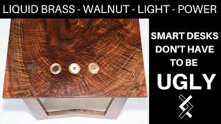 Walnut Smart Desk - Woodworking Projects