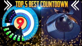 Top 10 Countdown 2D+3D Effect Time Circle intro #intro hub