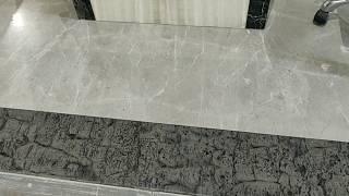 Italian marble floor price design with bouder and table top design with LED lights on and off