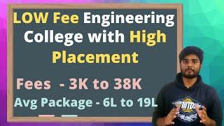 LOW Fees Engineering College with HIGH Placement 2020- Admission | Placement | Fees