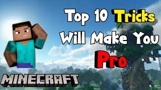 Top 10 Minecraft Tricks Which Makes You Pro || Minecraft || Bc Gaming Point