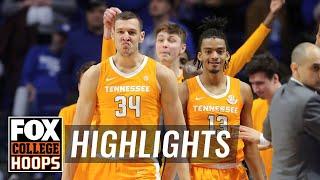 Tennessee silences No. 6 Kentucky, erasing 15-point lead on the road | FOX COLLEGE HOOPS HIGHLIGHTS