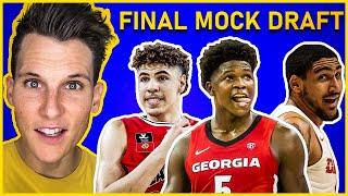 2020 NBA Mock Draft 3.0 [NBA DRAFT LOTTERY REACTION]