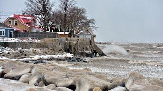 US Storms cause major coastal erosion