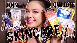 MY JAPANESE SKINCARE HAUL from Don Quijote!