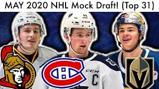 MAY 2020 NHL Mock Draft! (Top 31 Prospect Rankings & Lafreniere/Stutzle/Byfield World Juniors Talk)