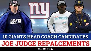 Joe Judge Replacements: Top 10 NY Giants Head Coach Candidates Ft. Jim Harbaugh, Brian Flores