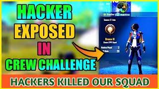 Top #10 Crew Player Exposed | God Level Hackers in Crew Challenge | Hackers in Pubg Mobile