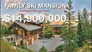 $14,900,000 Family Ski Mansion on Top of Nation's largest Ski Resort - Park City, UT