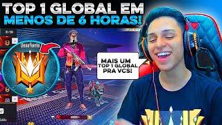 NOBRU PEGA TOP 1 GLOBAL EM MENOS DE 6 HORAS!!! WEEDZÃO E LEVEL UP BRIGAM FEIO EM LIVE!!! (CLIPS FF)