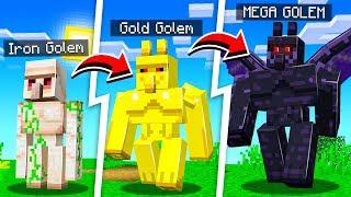 LIFE OF AN UPGRADED MINECRAFT GOLEM!