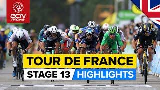 Tour de France 2021 Stage 13 Highlights | Can Mark Cavendish Equal Eddy Merckx's Stage Wins Record?