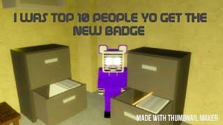 I was the top 10 people to get the new badge ruler in piggy rp w.i.p