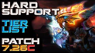 5 Role Hard Support Hero Tier List | Patch 7.26c Dota 2