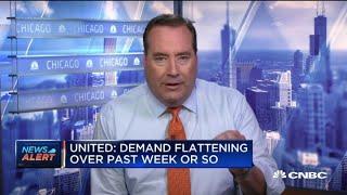 United: Demand has flattened within the last week as coronavirus cases rise