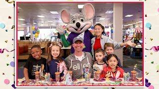 Ellen’s Kid Experts Throw a Surprise Party for Andy at Chuck E. Cheese