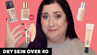 TOP 5 OLD-SCHOOL MATTE FOUNDATIONS | Marathon of Reviews for Dry Skin