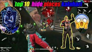 top 10 secret place|kalahari|broken PlayStation|free fire