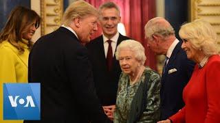 NATO Summit: Queen Elizabeth Hosts US President Trump, First Lady Melania