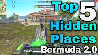 TOP 5 HIDDEN PLACES  BERMUDA 2.0  || NEW HIDDEN PLACE AFTER UPDATE BY ONE DAY GAMING