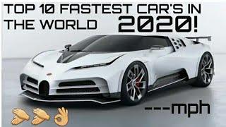 TOP 10 FASTEST CAR'S IN THE WORLD