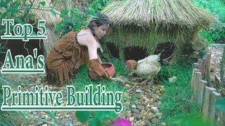 Top 5 Primitive Building - Ana's Building - Survival Series