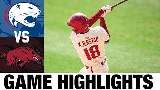 South Alabama vs #10 Arkansas Highlights | Game 3 | 2020 College Baseball