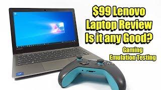 $99 Lenovo Laptop Review + Emulation And Gaming Test Lenovo 130s 11iGM