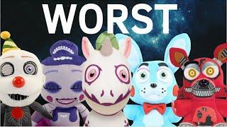 Top 10 WORST FNaF Plush