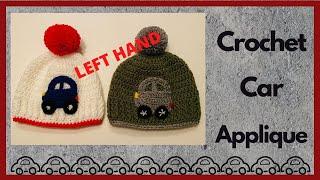 Crochet Car Applique LEFT HAND