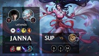 Janna Support vs Bard - KR Grandmaster Patch 10.4