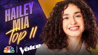 Hailey Mia Performs Sia's "Elastic Heart" | NBC's The Voice Top 11 2021