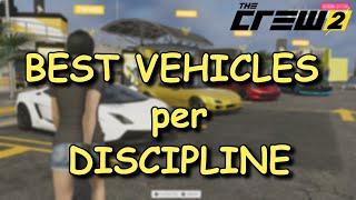 The Crew 2 Best vehicles per discipline