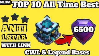 ONLY 0 STAR | TOP 10 TH13 WAR BASE WITH LINK | All Time Best TH13 War Base + Link | December 2020