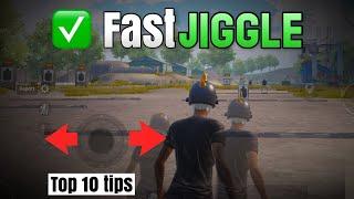 Top 10 Tips & Tricks To Master Jiggle Movement l Jiggle Tutorial in PUBG MOBILE