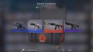 He unboxed a Fire Serpent in 1 Case...