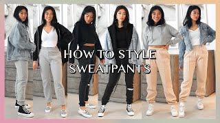 How To Style Sweatpants with My Favorite Basics | Cozy Streetwear Lookbook